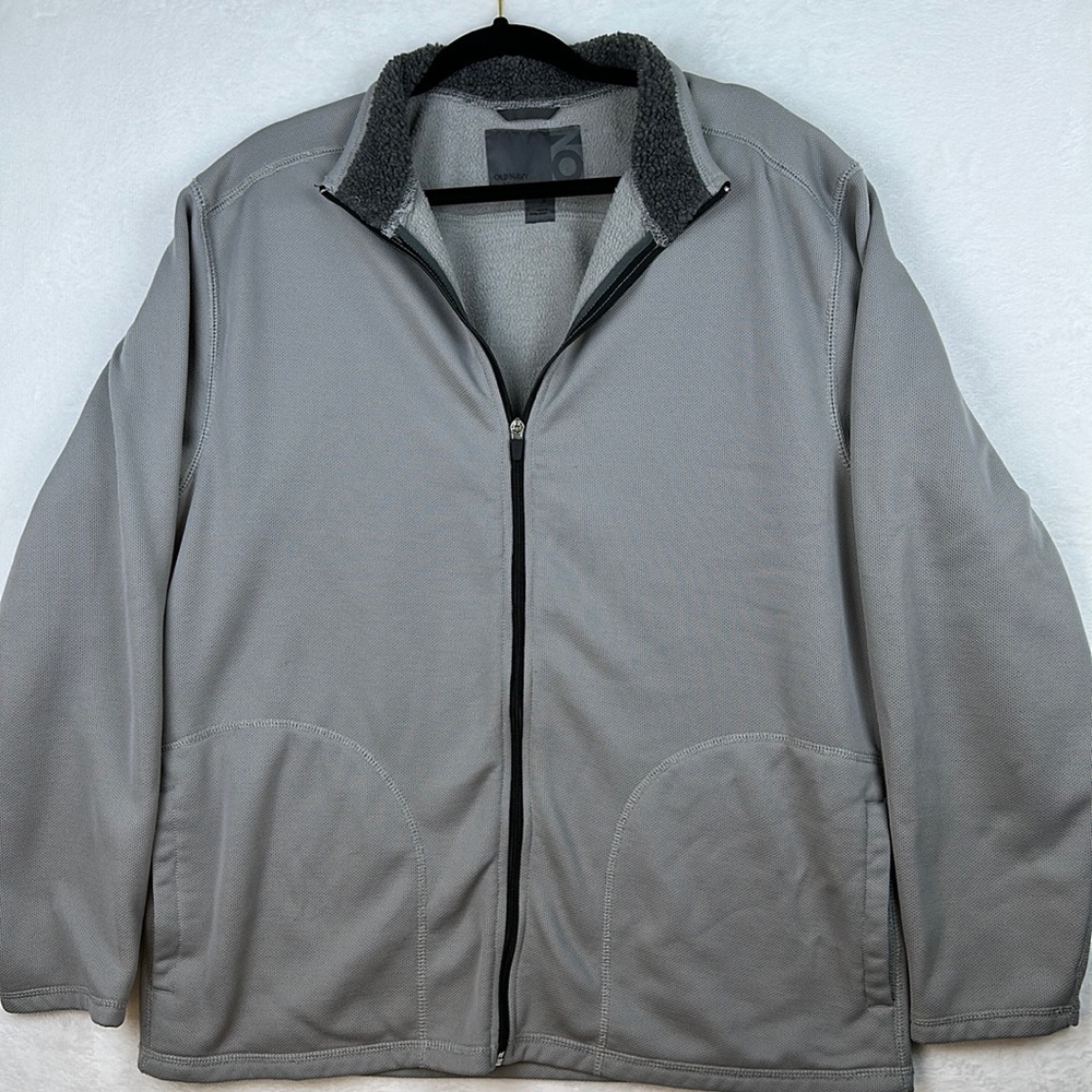 Old Navy Men’s Fleece Sherpa Zip-up Jacket XL